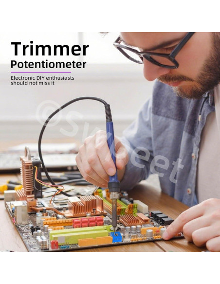 Kit 66Pcs Potenciómetros Ajustables Swpeet 3362 100-1M Ohm