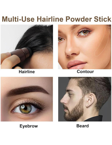 Stick de Polvo para Raíces de Cabello ARCHIDATE Negro 8.8cm