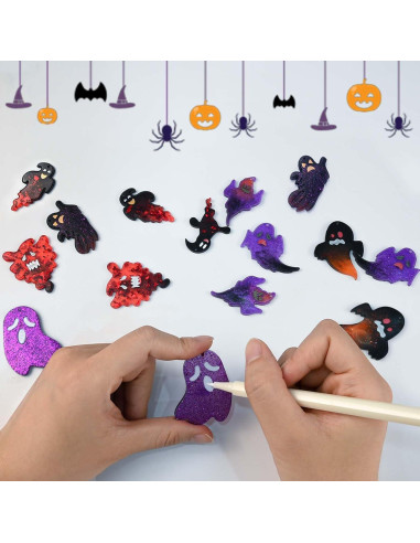 Moldes de Aretes de Silicona Halloween ZQYSING - 9 Diseños