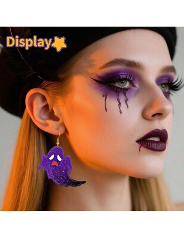 Moldes de Aretes de Silicona Halloween ZQYSING - 9 Diseños