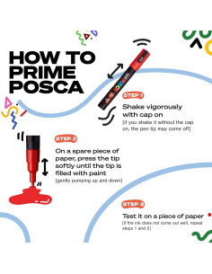 Juego de 4 Marcadores de Pintura Posca PC-3M Neutros 2