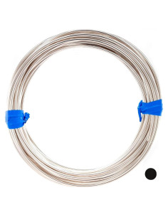 Alambre de Plata Esterlina 925 20 Gauge Redondo 1.52m