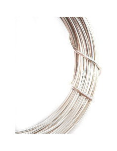 Alambre de Plata Esterlina 925 20 Gauge Redondo 1.52m 2