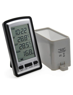 Pluviómetro Inalámbrico RCC AMTAST con Estación Meteorológica