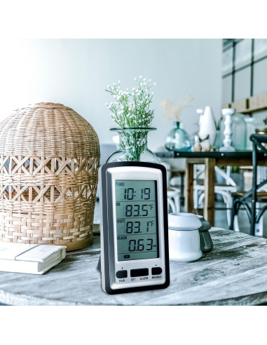 Pluviómetro Inalámbrico RCC AMTAST con Estación Meteorológica