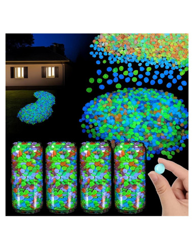 12000 Rocas Coloridas que Brillan en la Oscuridad TREEHAC