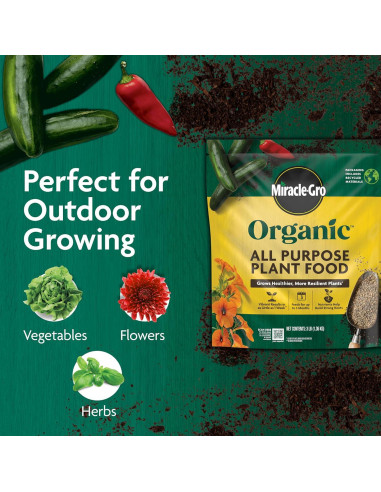 Alimento Orgánico para Plantas Miracle-Gro 2-Pack 2721 g