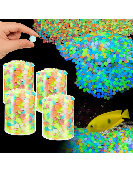 12000 Rocas Coloridas que Brillan en la Oscuridad TREEHAC