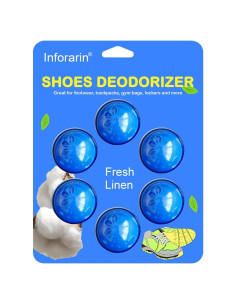 Bolas Desodorantes para Zapatillas Aroma Fresco - 6 Unidades