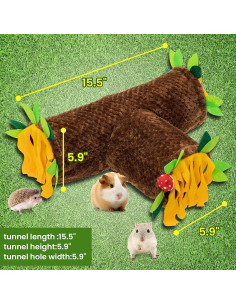 Túnel Colapsable para Cobayas ORZECHKO 39.37 cm Impermeable 2