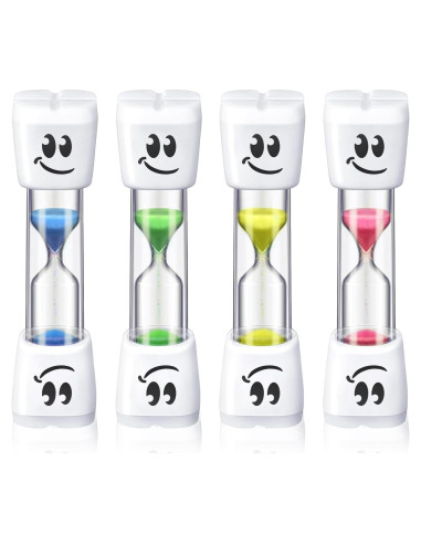 Temporizador de Arena para Niños CNKNO 2 Minutos 4 Piezas