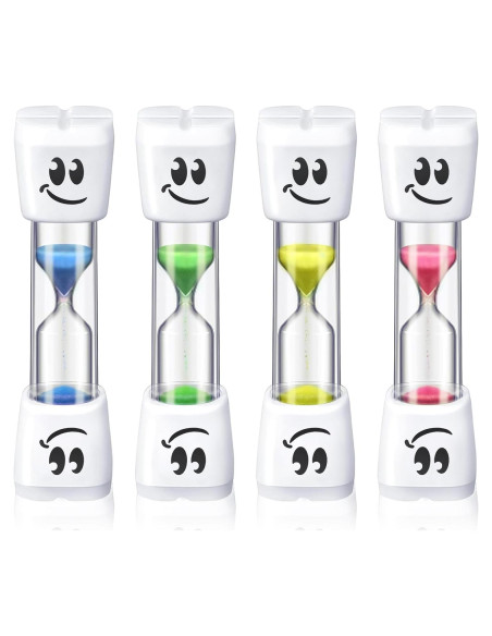 Temporizador de Arena para Niños CNKNO 2 Minutos 4 Piezas