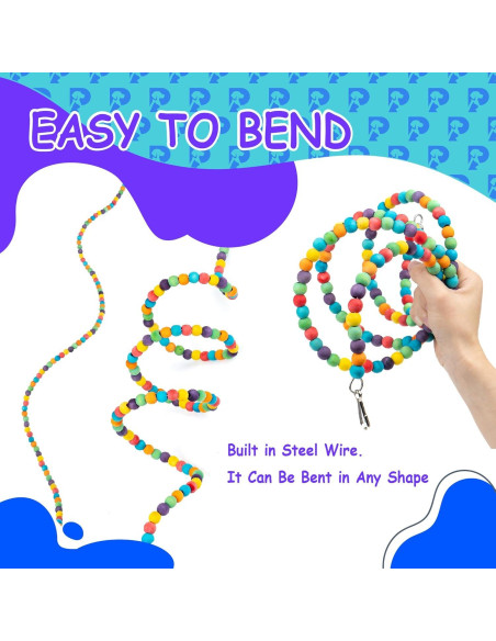 Juguete de Columpio para Aves Petsplicity 2 PCS 20 cm Juguete de Columpio para Aves Petsplicity 2 PCS 20 cm