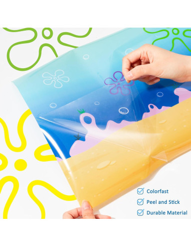 Pegatinas de Acuario Submarino Fiupan - 2PCS 41x31cm PVC