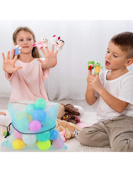 Juego de 7 Bolsas de Malla con Cierre Oruola 45x30 cm