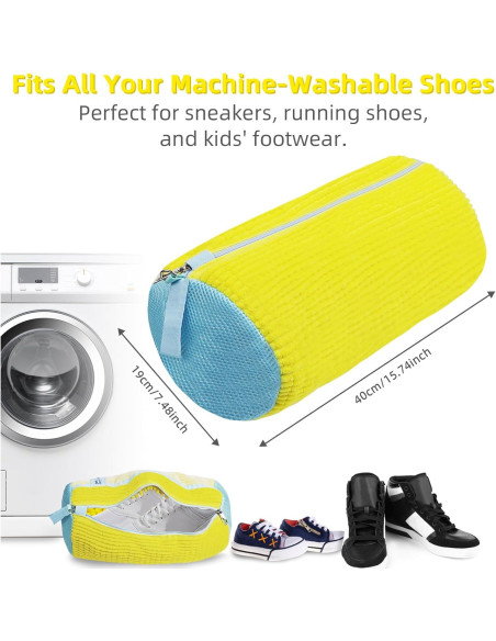 Bolsa de Lavado de Zapatos DOBVDLA - 2 Piezas Microfibra