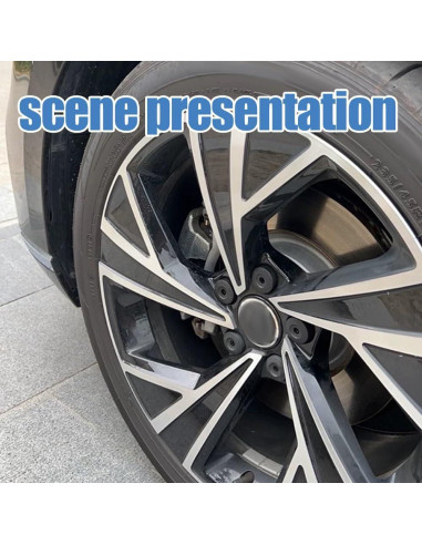 20 Cubiertas de Tuercas de Rueda PACLVIO 17mm con Herramienta