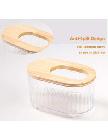 Contenedor de Baño de Arena FiboPawer Ovalado para Hámster