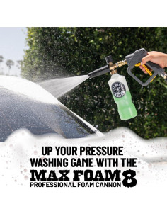 Cañón de Espuma Chemical Guys TORQ Max Foam 8 + Jabón 3.78L 2