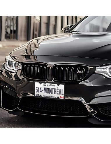 Mandark 2PCS Marcos de Placa de Licencia Automóvil Acero Inoxidable