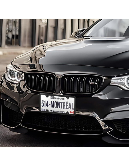 Mandark 2PCS Marcos de Placa de Licencia Automóvil Acero Inoxidable