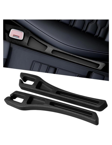 Relleno Espacio Asientos Coche TNAIYH 2PCS Negro 40.12cm