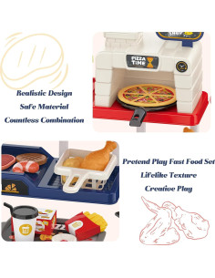 Juego de Cocina Infantil SHANTOU Horno de Pizza 12.7x25.4cm 2