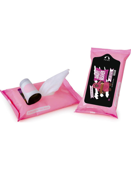 Toallitas Húmedas Castor Enojado - 15x7.6 cm - Regalo Divertido