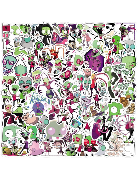 110 Pegatinas de Vinilo Impermeables GMVAESKY - Dibujo Animado