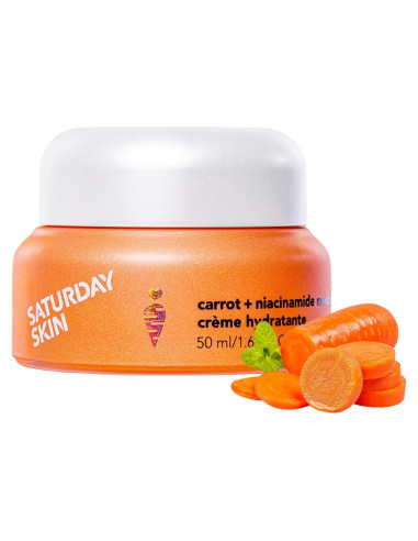 Crema Hidratante Facial Saturday Skin con Zanahoria y Ceramidas 45.6g
