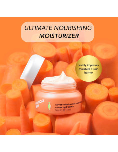 Crema Hidratante Facial Saturday Skin con Zanahoria y Ceramidas 45.6g 2
