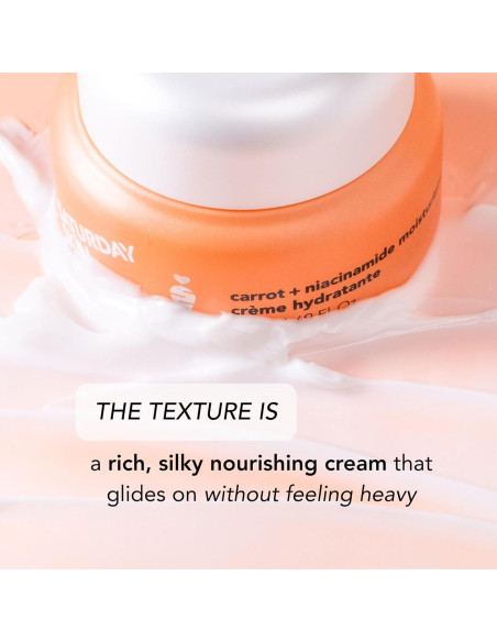 Crema Hidratante Facial Saturday Skin con Zanahoria y Ceramidas 45.6g