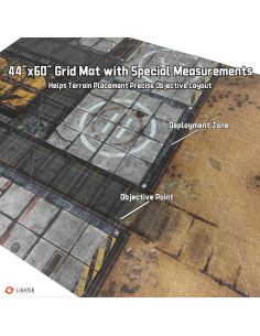 Alfombrilla de Batalla Cuadrícula 116.84x157.48cm Lighter Creative WH40K 2