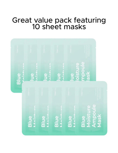 Mascarilla Ampoule Vegana Freemay - Hidratación Intensiva 10 Hojas