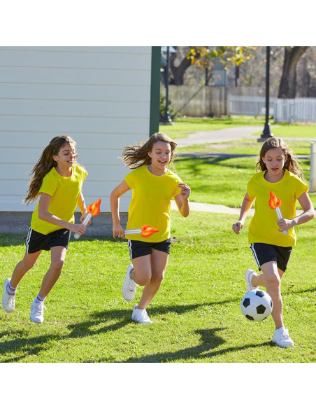 6 Antorchas Inflables PVC 40x13.5cm Decoración Fiesta Halloween