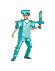 Disfraz de Armadura Deluxe Minecraft Niños S (4-6)