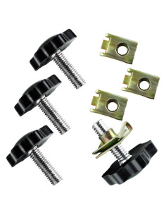 Bloques de Seguridad para Alforjas MOTOFITOOL Aa1004 - 4 Perillas Negras