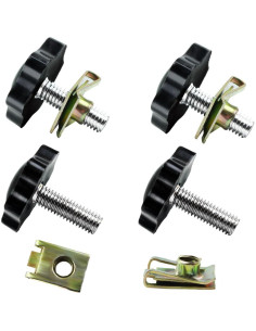 Bloques de Seguridad para Alforjas MOTOFITOOL Aa1004 - 4 Perillas Negras 2