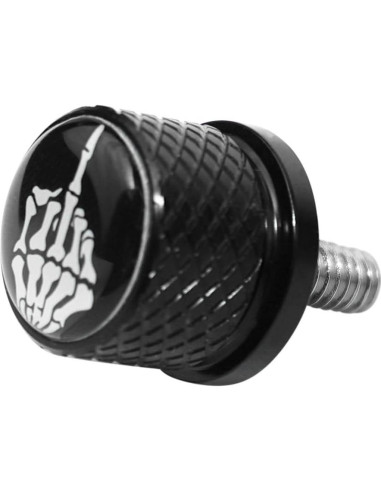 Tornillo de Asiento GUAIMI 1/4"-20 para Harley 1996-2023 - Negro