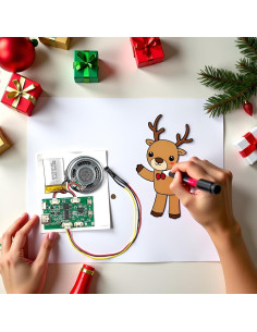 Módulo de Música Gikfun Activado por Imán 16MB USB-C 2