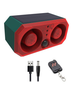 Alarma Solar LAFEINA con Luz Estroboscópica y Sonido 130dB