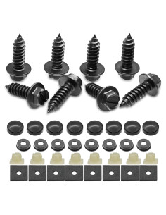 Tornillos Antirrobo para Placas de Matrícula LEZAA 40 Pcs