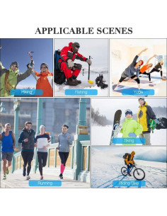 Banda Deportiva Unisex Komake para Correr y Yoga - Forro Polar 2