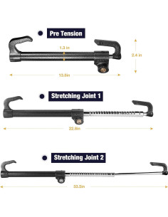 Cerradura Antirrobo para Volante Esploratori 85.1 cm Negra 2