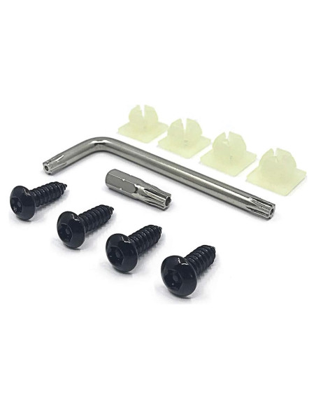 Tornillos de Seguridad Antirrobo OttoSpeed para Placas de Matrícula