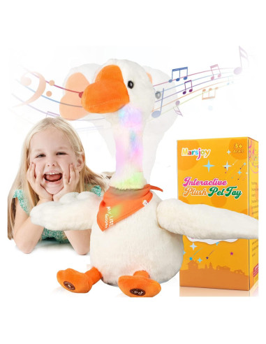 Ganso Hablante de Peluche Huitesiman 33 cm Repite y Canta