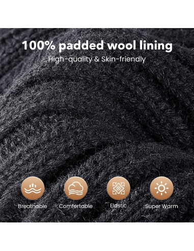 Diademas de Invierno para Mujeres - 3 Paquetes de Lana Tejida