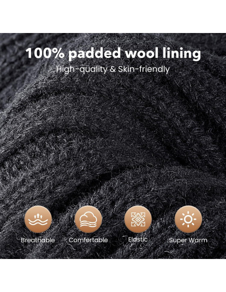 Diademas de Invierno para Mujeres - 3 Paquetes de Lana Tejida