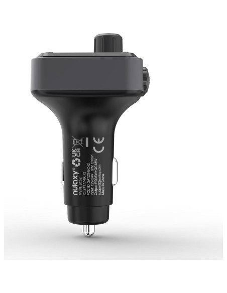 Cargador Bluetooth 5.3 Nulaxy BC91 54W 4 Puertos Coche