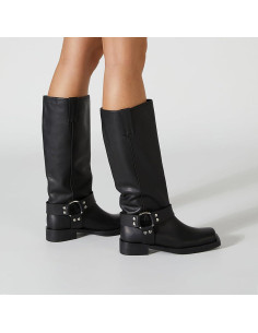 Botas Altas de Rodilla FIFSY para Mujeres - Punta Cuadrada 2